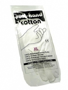 Foto van Drogist.nl verbandhandschoen soft cotton h911 2st via drogist