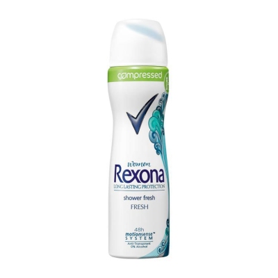Foto van Rexona deospray shower fresh compressed 75ml via drogist