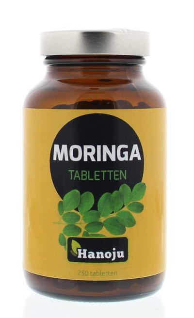 Foto van Hanoju moringa oleifera heelblad 500 mg 250st via drogist