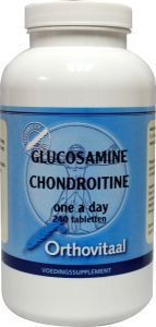 Foto van Orthovitaal glucosamine/chondroitine 1500/500mg 240tab via drogist