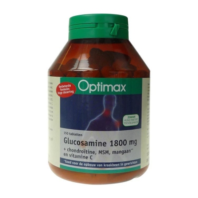 Optimax glucosamine 1800 mg 150tab  drogist