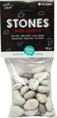 Foto van Terrasana zoete drop stones 100g via drogist