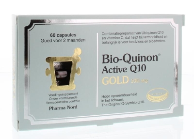 Foto van Pharma nord bio quinon q10 gold 100mg 60cap via drogist