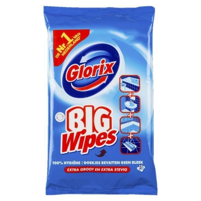 Glorix big wipes ocean 15st  drogist