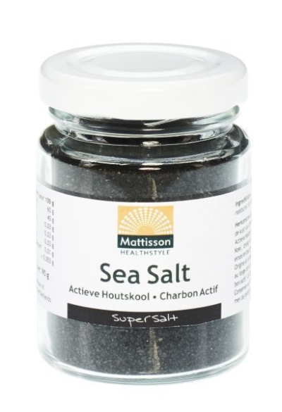 Mattisson sea salt actieve houtskool 90g  drogist