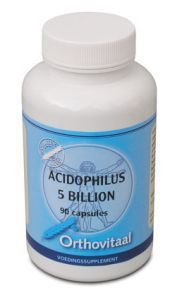 Foto van Orthovitaal acidophilus 5 billion 90cap via drogist