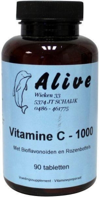 Foto van Alive vitamine c1000 90tb via drogist