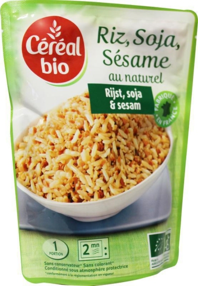 Cereal rijst soja sesam 220g  drogist