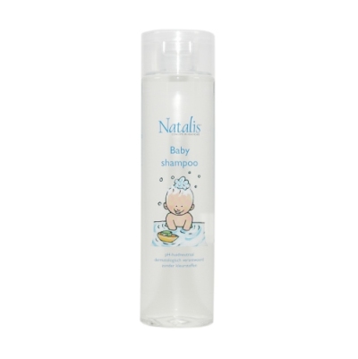 Foto van Natalis baby shampoo haar & body 2 in 1 250ml via drogist