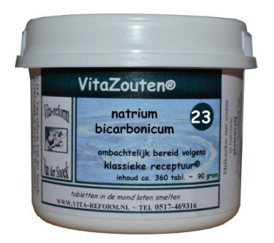 Foto van Vita reform van der snoek natrium bicarbonicum vitazout nr. 23 360tb via drogist