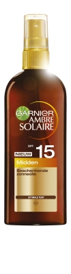 Garnier ambre solaire zonnebrand golden touch oil spf 15 150ml  drogist