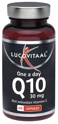 Foto van Lucovitaal q10 30 mg one a day 60cap via drogist