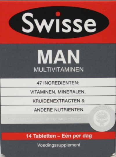 Swisse ultivite man multivitamine proefverpakking 14st  drogist