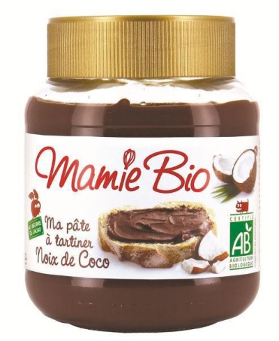 Foto van Mamie bio chocoladepasta coconut cocoa butter 350g via drogist