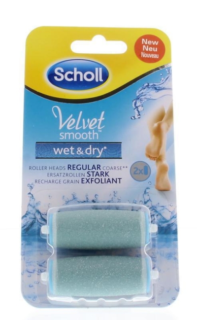 Foto van Scholl velvet smooth wet & dry navulling 1st via drogist