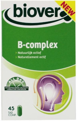 Foto van Biover vitamine b complex 45tab via drogist