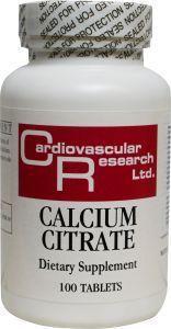 Foto van Cardiovascular research calcium citraat 165 mg 100tb via drogist