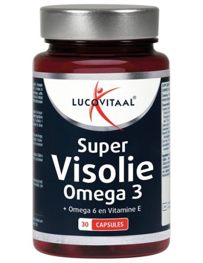 Foto van Lucovitaal super visolie omega 3 30 capsules via drogist