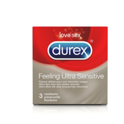 Foto van Durex condooms feeling ultra 3st via drogist