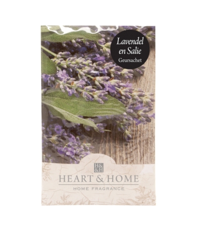Heart & home geursachet - lavendel en salie 1st  drogist