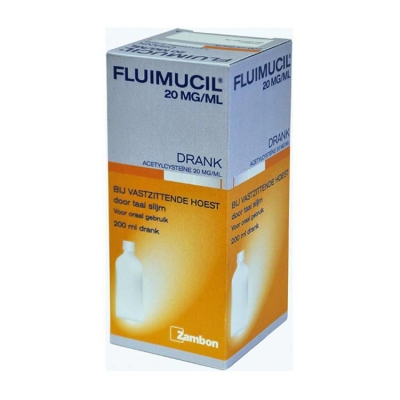 Foto van Fluimucil fluimucil drank forte 2% 200ml via drogist
