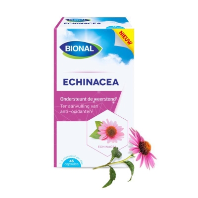 Foto van Bional echinacea capsules 45cp via drogist