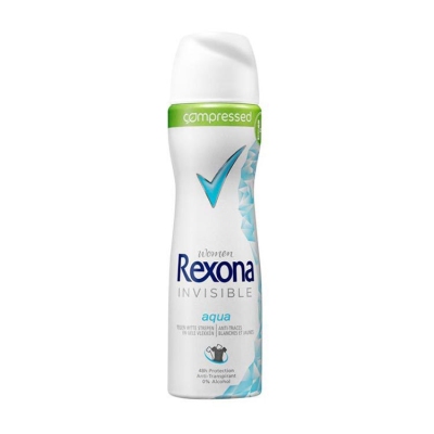 Rexona deospray invisible aqua compressed 75ml  drogist