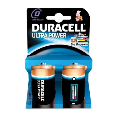 Foto van Duracell ultra power d 2 stuks via drogist