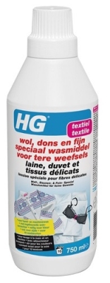 Hg wasmiddel wol dons & fijn 750ml  drogist