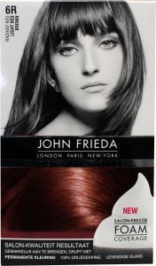John frieda precision foam color light red brown 6r 1 stuk  drogist