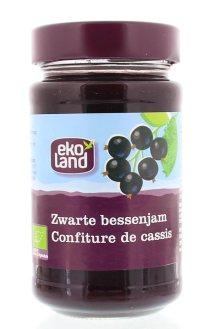 Foto van Ekoland zwarte bessen jam 250g via drogist