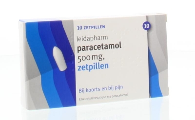 Leidapharm paracetamol zetpil 500mg 10zp  drogist