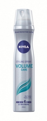 Foto van Nivea hair spray volume care 250ml via drogist