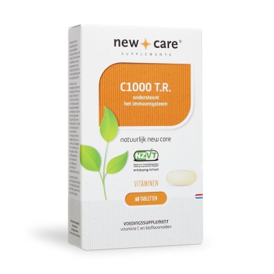 Foto van New care vitamine c 1000 time release 60tab via drogist