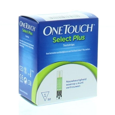 Foto van One touch selectplus teststrip 50st via drogist