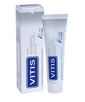 Foto van Vitis tandpasta whitening 75ml via drogist