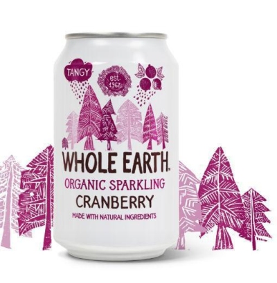 Foto van Whole earth mountain cranberry 24 x 24 x 330ml via drogist