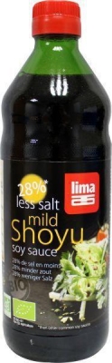 Foto van Lima shoyu 28% less salt 500ml via drogist