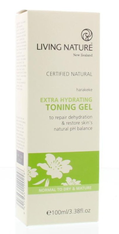 Living nature gel toner extra hydraterend 100ml  drogist
