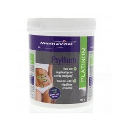 Foto van Mannavital psyllium platinum 300g via drogist