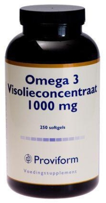 Foto van Proviform omega 3 visolie concentraat 1000mg 250sft via drogist