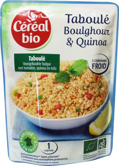 Foto van Cereal taboule bulgur quinoa tofu 220g via drogist