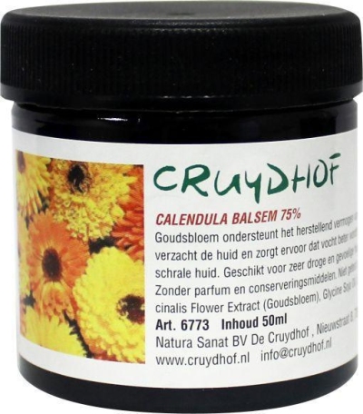 Foto van Cruydhof calendula balsem 75% 50ml via drogist