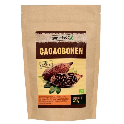 Superfoodz cacaobonen bio raw 300g  drogist