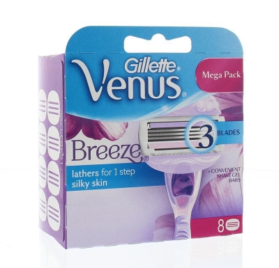 Foto van Gillette venus breeze mesjes 8st via drogist