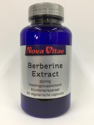 Nova vitae berberine hci extract 350 mg 60vc  drogist