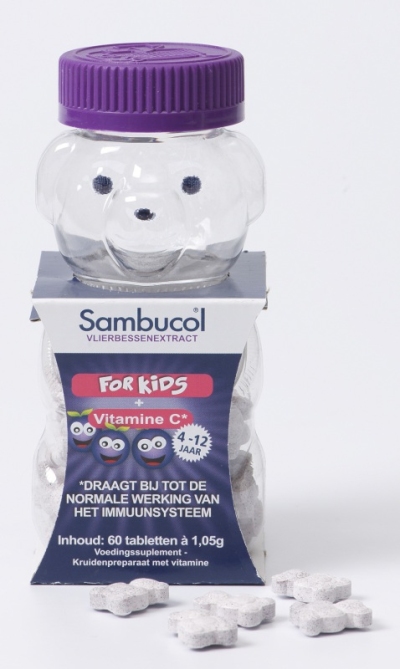 Sambucol kids kauwtabletten 60st  drogist