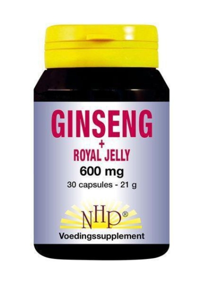 Nhp ginseng royal jelly 600 mg 30ca  drogist
