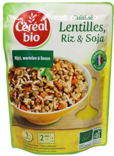 Foto van Cereal linzen rijst soja 250g via drogist