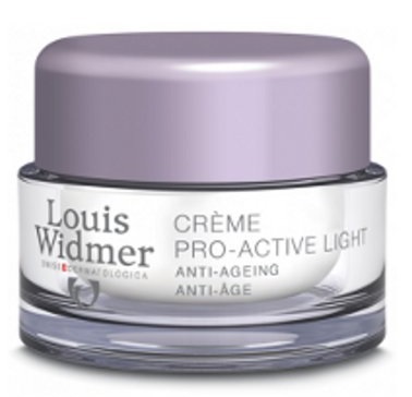 Foto van Louis widmer pro-active cream light geparfumeerd 50ml via drogist